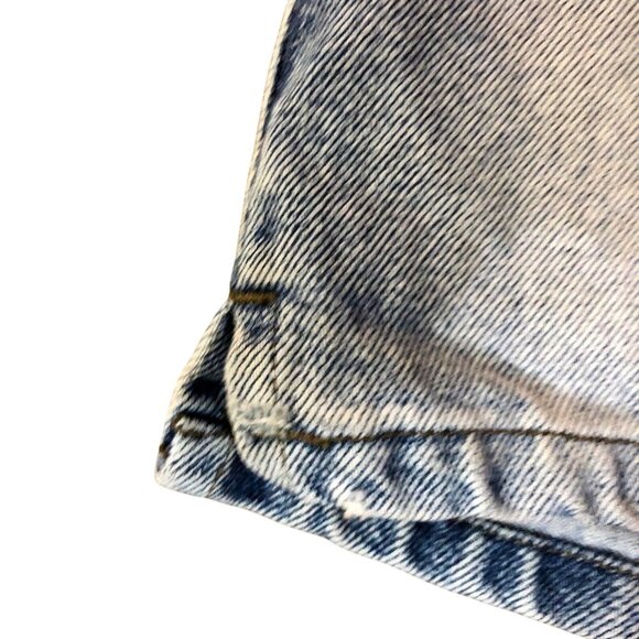 Y2K Mudd Jean Shorts Juniors 11 Distressed Low Rise Denim Shortie - Picture 3 of 9